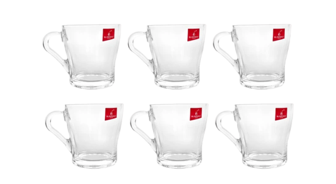 فنجان کریستال بلینک مکس مدل B36 نمای جانبی 6 عددی