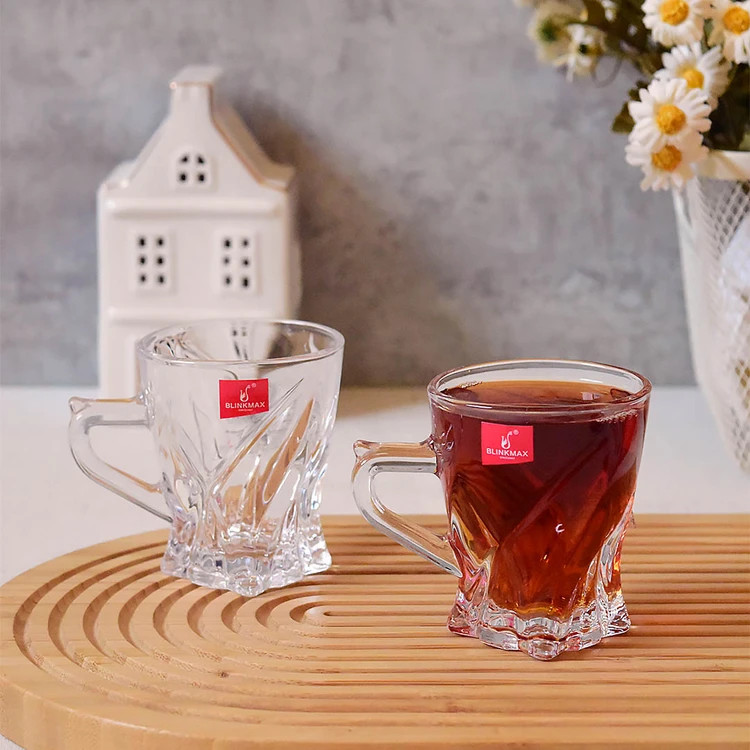 فنجان کریستال بلینک مکس مدل B104 نمای جانبی دو عددی