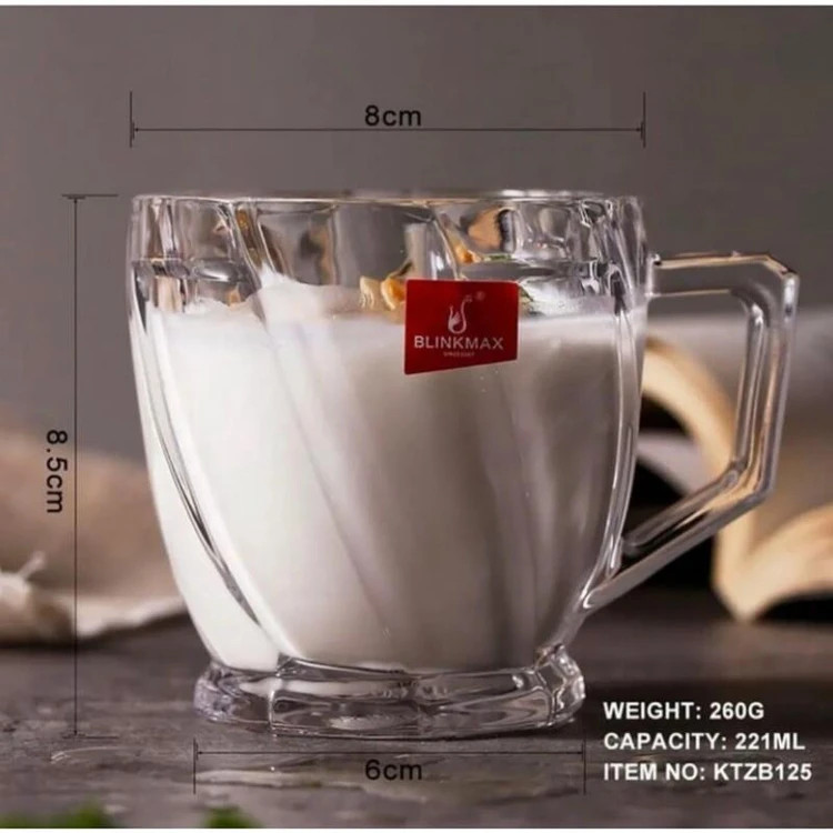 فنجان کریستال بلینک مکس مدل B125 نمای جانبی